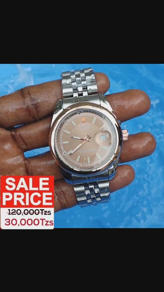 Elegant Original Rolex Vintage Silver Watch