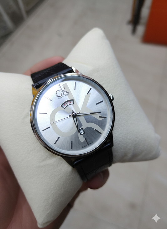 Ck Leather Watch